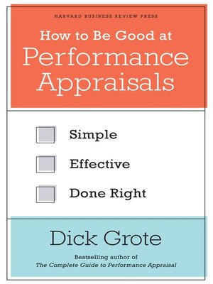 cover image of How to Be Good at Performance Appraisals